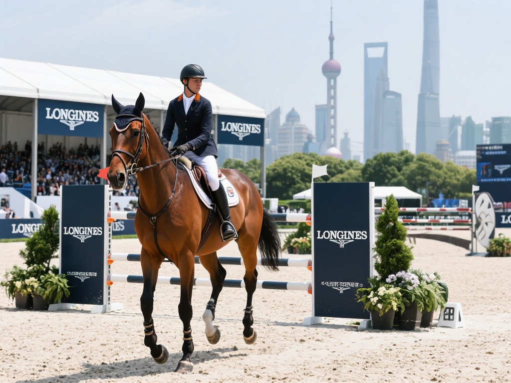 2025上海浪琴环球马术冠军赛盛大开幕 浪琴环球马术冠军赛的到来,将再次证明上海